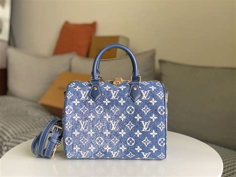 louis vuitton denim speedy replica